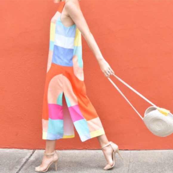Mara Hoffman Dresses & Skirts - Mara Hoffman Color Block Midi Dress